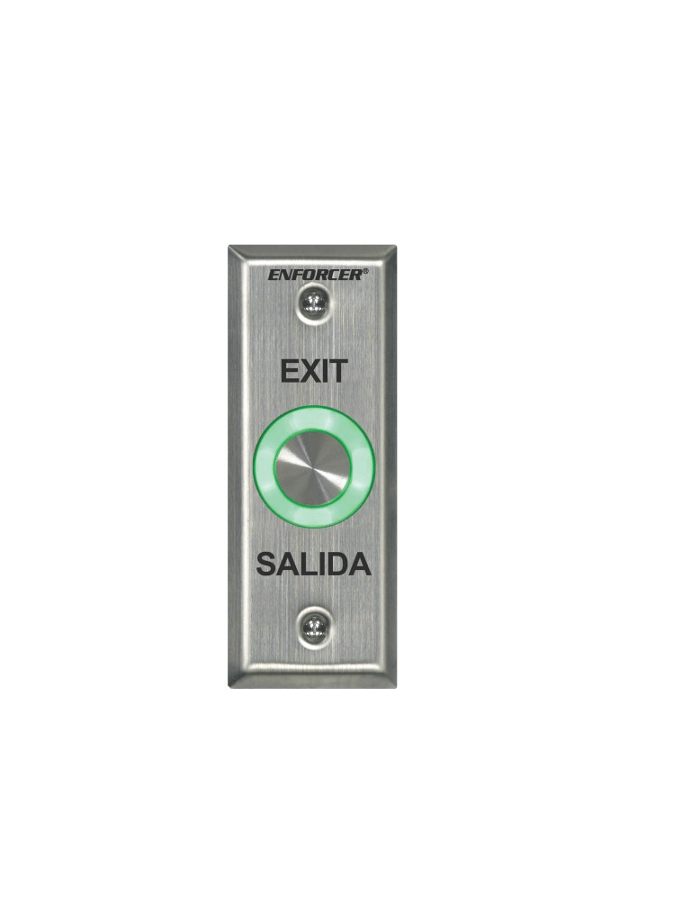 Seco-Larm SD6176SS1Q - Botón de salida piezoeléctrico 