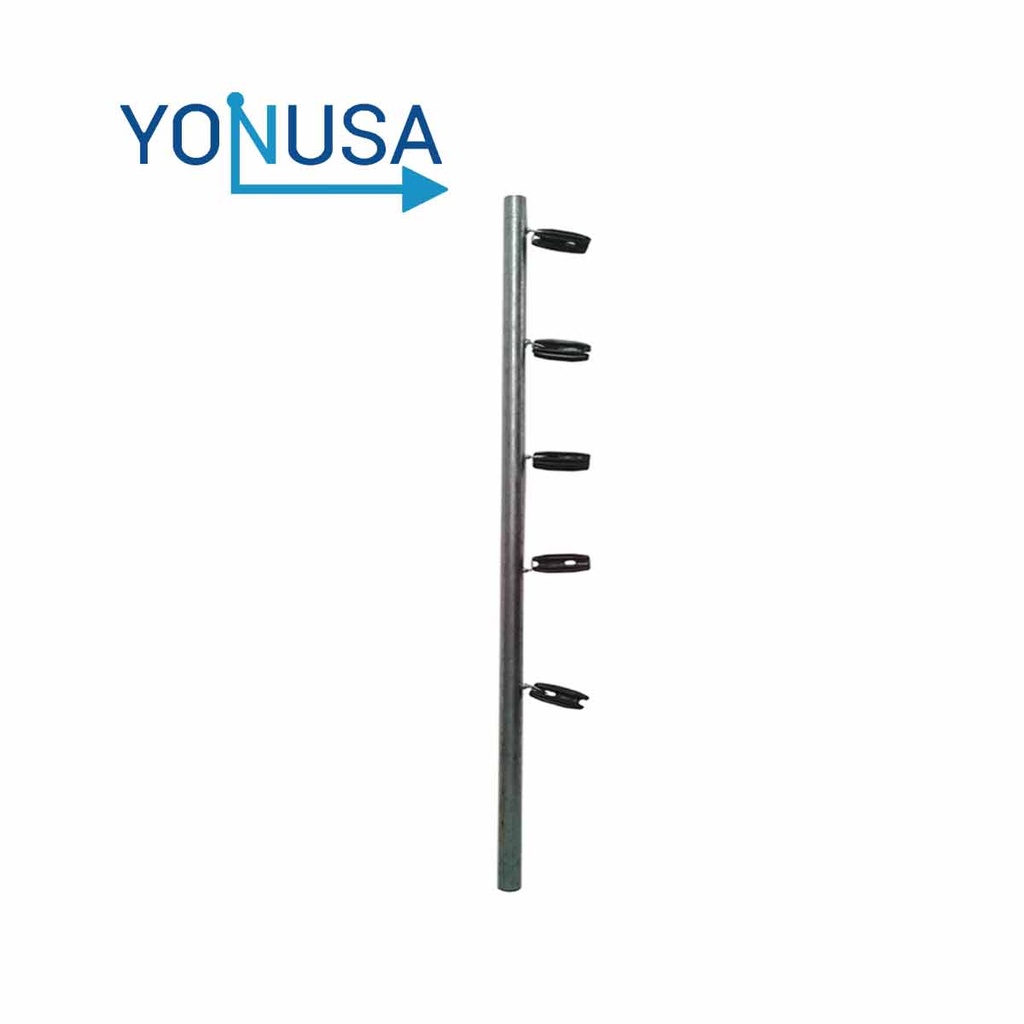 YONUSA TUBOAP201 - Poste de esquina para cercas eléctricas
