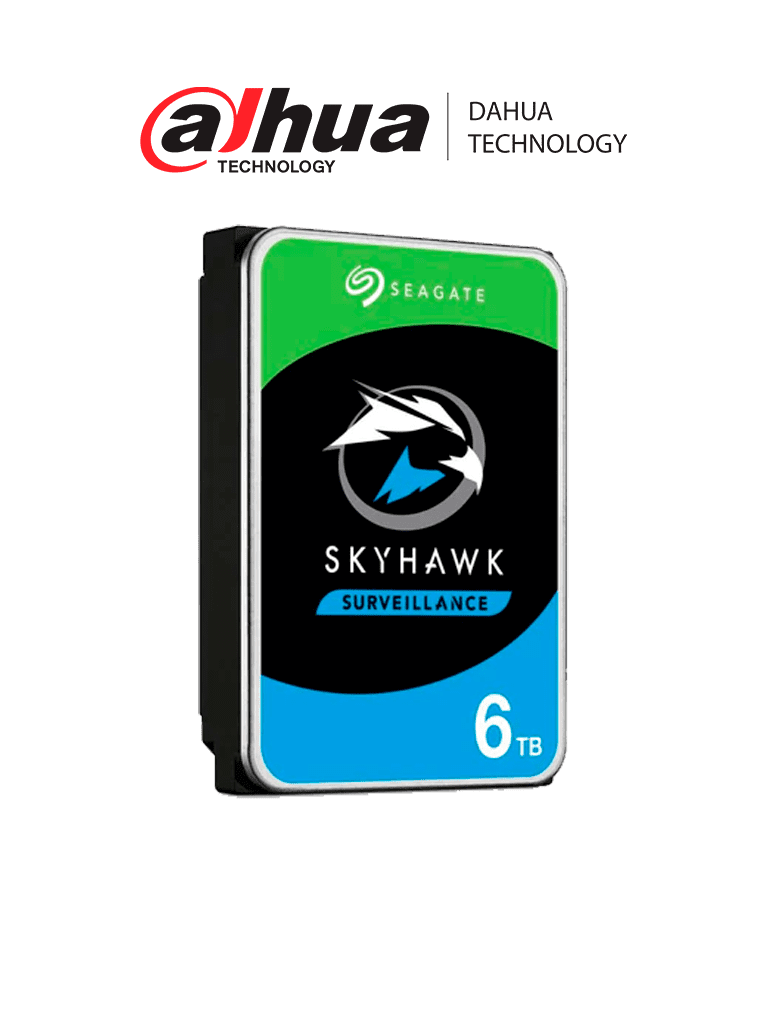 SEAGATE/DAHUA ST6000VX001 - Disco Duro para Videovigilancia Seagate SkyHawk 3.5