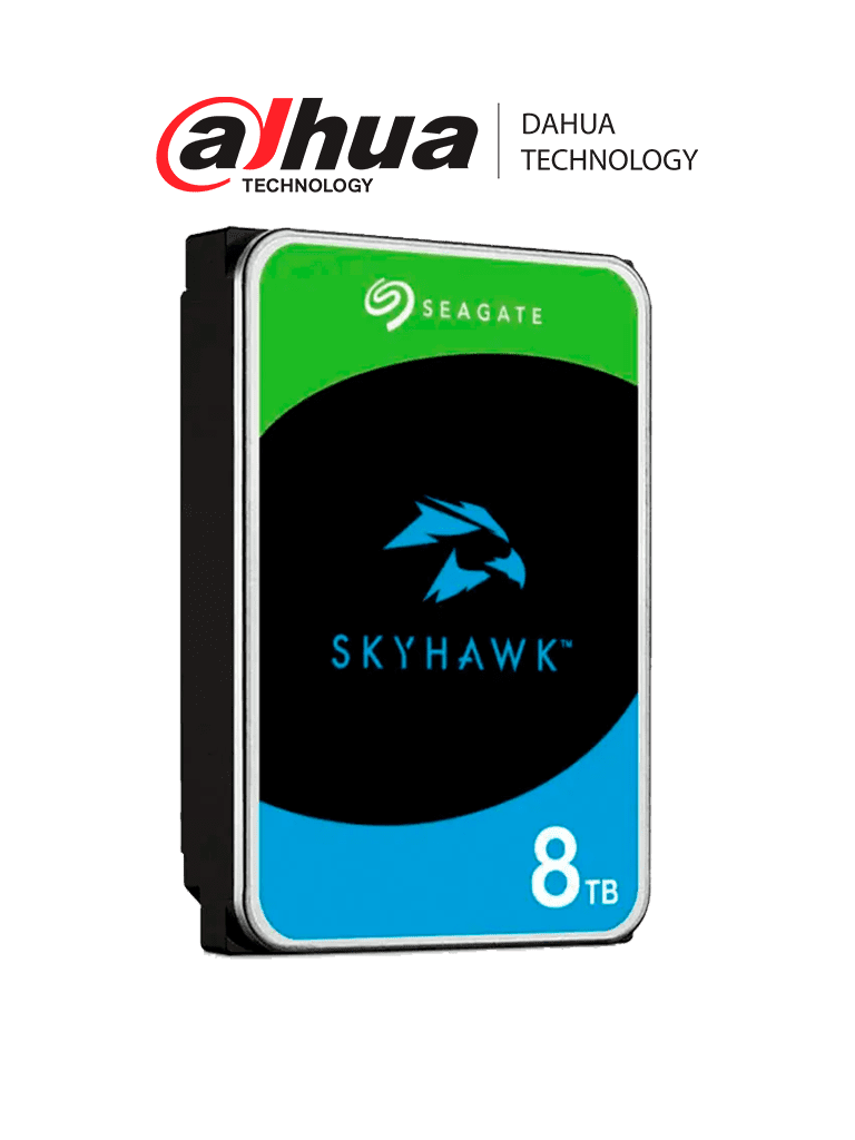 SEAGATE/DAHUA ST8000VX004 - Disco Duro para Videovigilancia Seagate SkyHawk 3.5