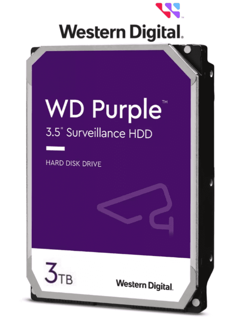 WESTERN WD33PURZ - Disco Duro de 3TB Purple (1015092)