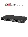 DAHUA AS4300-48GT4GF - Switch Gigabit de 48 Puertos Administrable/ Capa 2/ 10/100/1000 Base-T/ 4 x SFP 1Gbps/ Carcasa Metalica/ Switching 104G/ Tasa de Reenvio de Paquetes 77.4 Mbps/