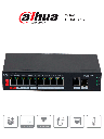 DAHUA PFS3010-8GT-96 - Switch Poe de 10 Puertos Gigabite/ 8 Puertos PoE