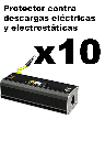 KIT 10 PIEZAS UTEPO USP201E -Protector de descargas eléctricas y electrostáticas para equipos de red 