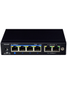 UTEPO UTP3SW04TP60 - Switch PoE de 6 Puertos Fast Ethernet/ 4 Puertos PoE
