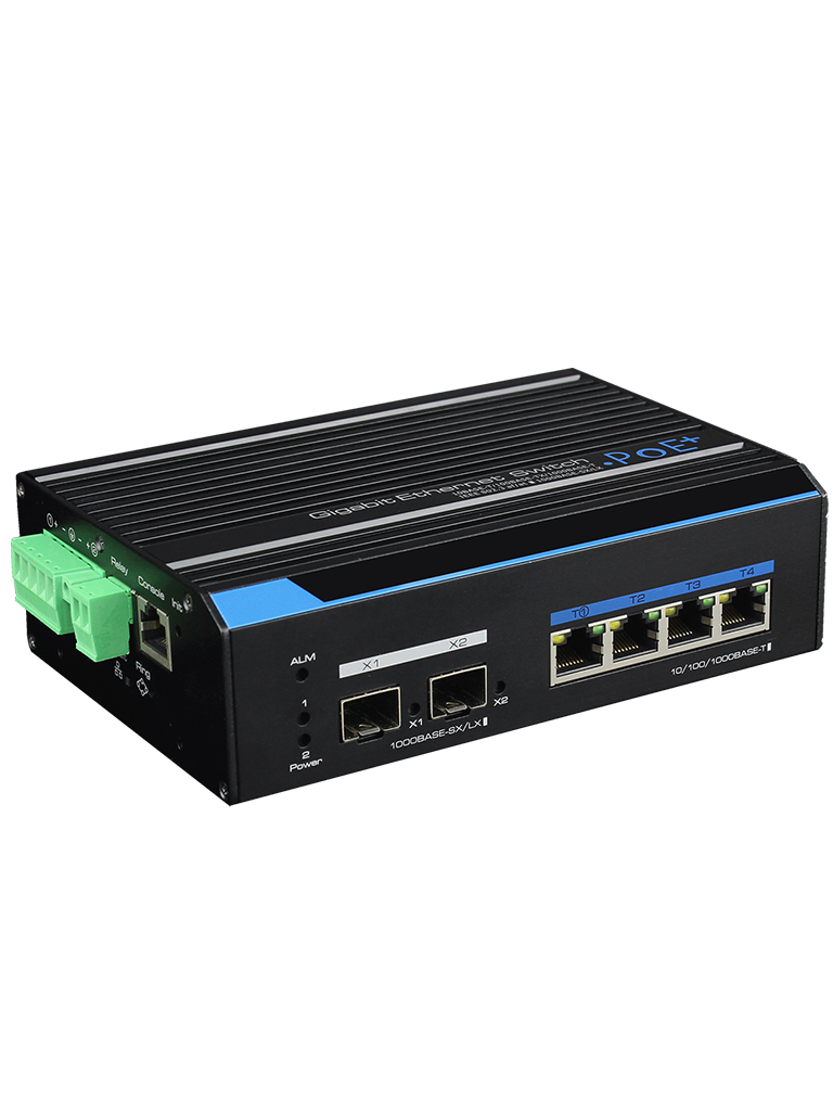 UTEPO UTP7304GEPOE - Switch industrial  Gigabit  PoE administrable / L2
