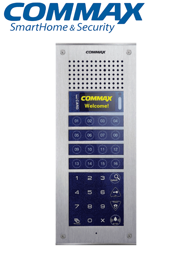 COMMAX CMP4BCT - Frente de calle para solución de videoporteros para apartamentos