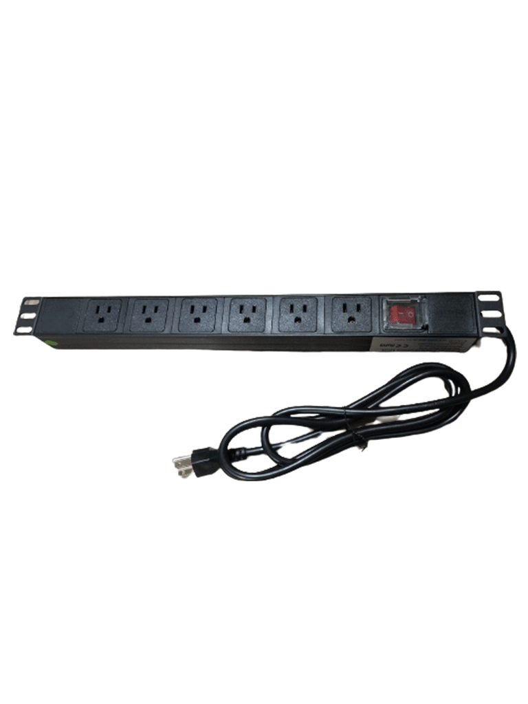 SBETECH SBE-TC006VSP - Barra de 6 contactos individuales polarizados 5-51R/ montaje horizontal /19"/ 1UR