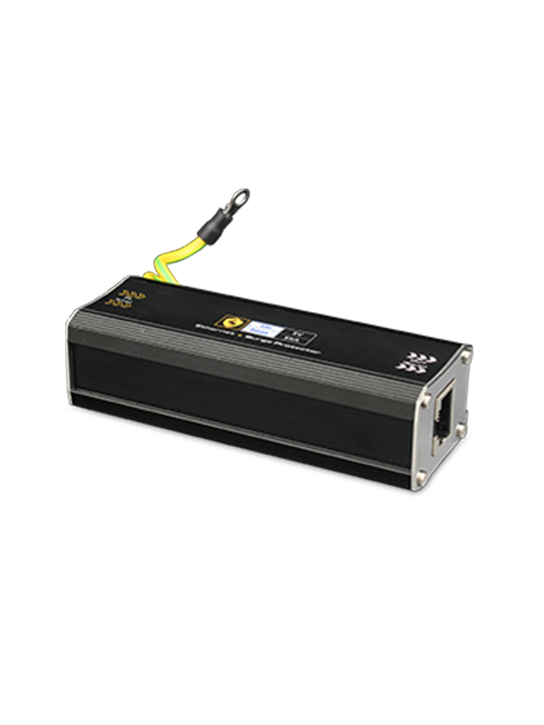 UTEPO USP201E -Protector de descargas eléctricas y electrostáticas para equipos de red /1 puerto FE /Para equipos de red(Camaras IP,NVR,Access Point, Impresoras, Laptop o PC, switch POE) /Ideal para CCTV/Hasta 25V #Protección #OfertasRedes #SUCURSALES