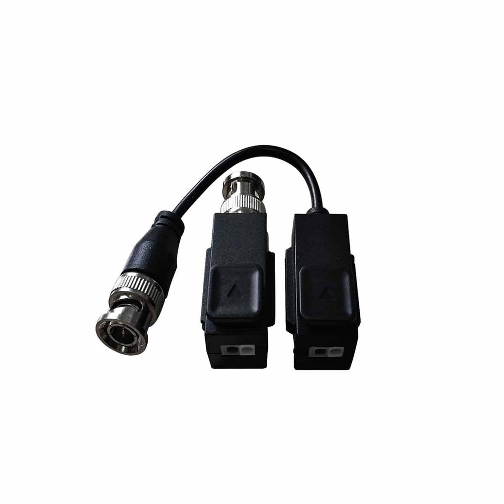 DS-1H18S/E(C) Kit de Transceptor Balluns TURBOHD Botón Push / Hasta 8 MP (4K) / 100% Cobre