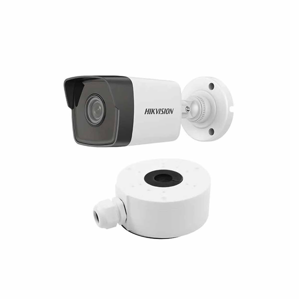 DS-2CD1043G0-I(C)/XSP KIT DE CÁMARA + MONTAJE / Bala IP 4 MP /2.8 mm / IR 30 mts 
