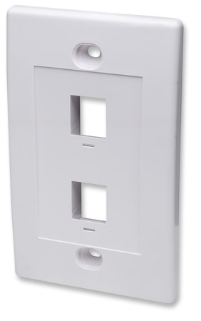 INTELLINET 163293 PLACA FACEPLATE 2 CAVI 