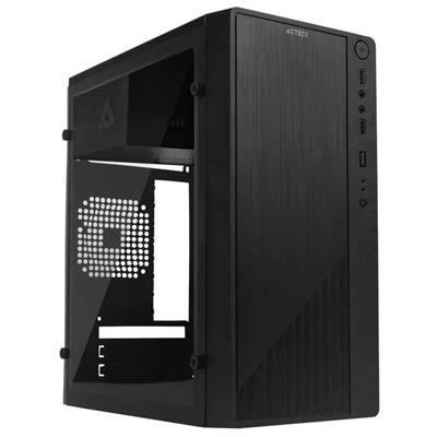 Acteck Kioto GC220 con Ventana Micro Tower, Micro ATX/Mini-ITX, USB 2.0, 500W (1014705)