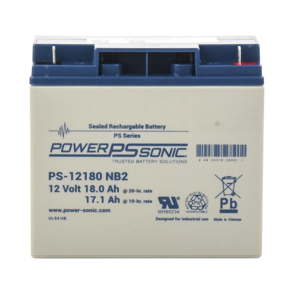 Batería de Respaldo UL de 12V 18AH / Ideal para Sistemas de Detección de Incendio