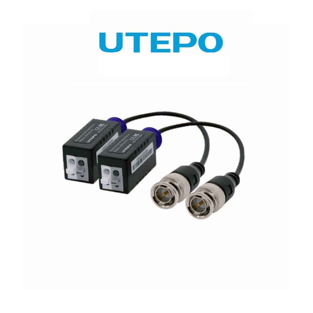 UTP101PHD-P PAR TRANSCEPTORES PASIVOS HDCVI/ TVI/ AHD/ CVBS/ 370 M A 720P/ 200 M 
