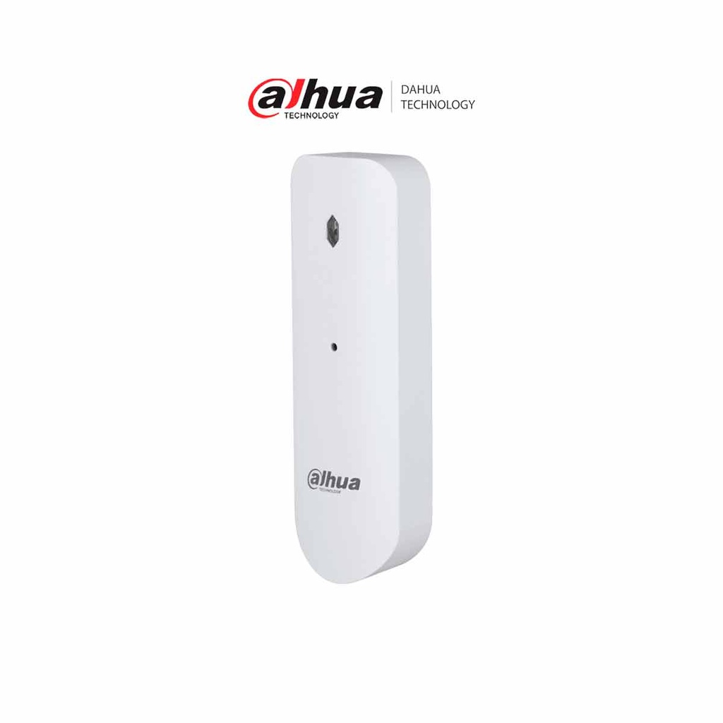 DAHUA ARD512-W2 - Detector de rotura de cristal inalámbrico/ Detección de frecuencias altas y bajas simultaneas / Funciona con cristal templado/ Laminado / Doble hoja / Armado / Indicador Led 