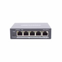 Switch Gigabit PoE+ / No Administrable / 4 Puertos 