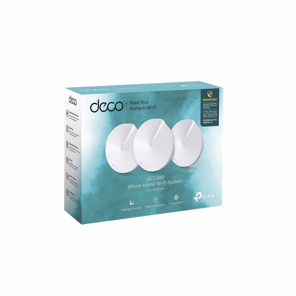 KIT de sistema Router inalámbrico Deco M5 mesh para Hogar / Doble banda AC 1300 