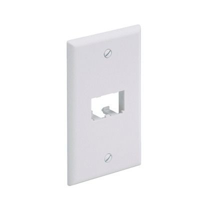 Panduit Placa de Pared 2 Puertos MIni-Com, Blanco