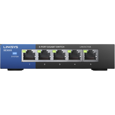 Switch Linksys Gigabit Ethernet SE3005, 5 Puertos - No Administrable 