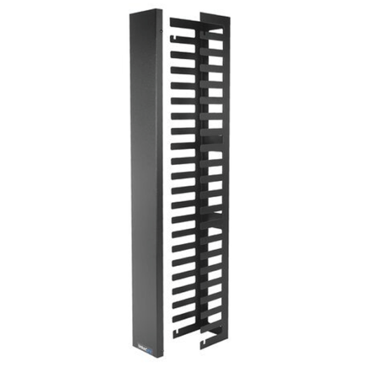 Organizador de cable Vertical Mediano de 21 Unidades Rack 