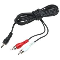 X-Case Cable 3.5mm Macho - 2x RCA Macho, 7.5 Metros, Negro (1005297)