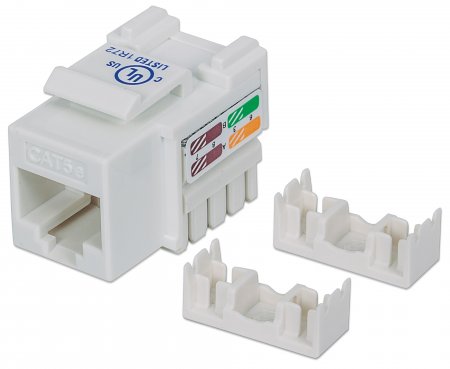 INTELLINET 210355 JACK UTP CAT5E BLANCO