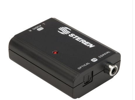 STEREN 252-900 CONVERTIDOR FIBRA RCA 