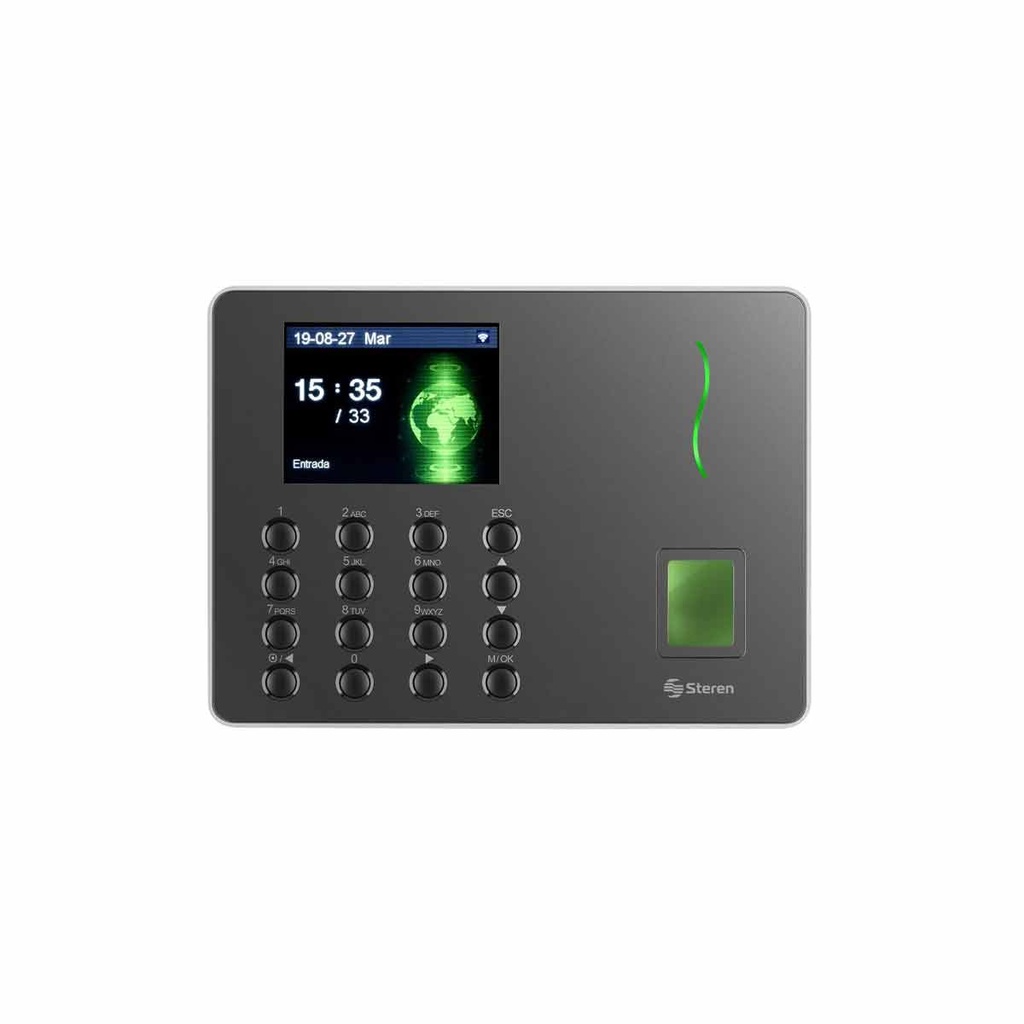STEREN CLK-960 RELOJ CHECADOR DE HUELLA  RELOJ CHECADOR DE HUELLA DIGITAL WI-FI 