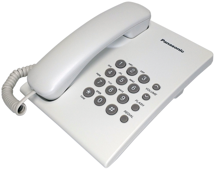 PANASONIC KX-TS500LX TELEFONO BLANCO  TELEFONO ALAMBRICO (1000468)