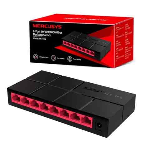MERCUSYS MS108G SWITCH 8PTOS 10/100/1000