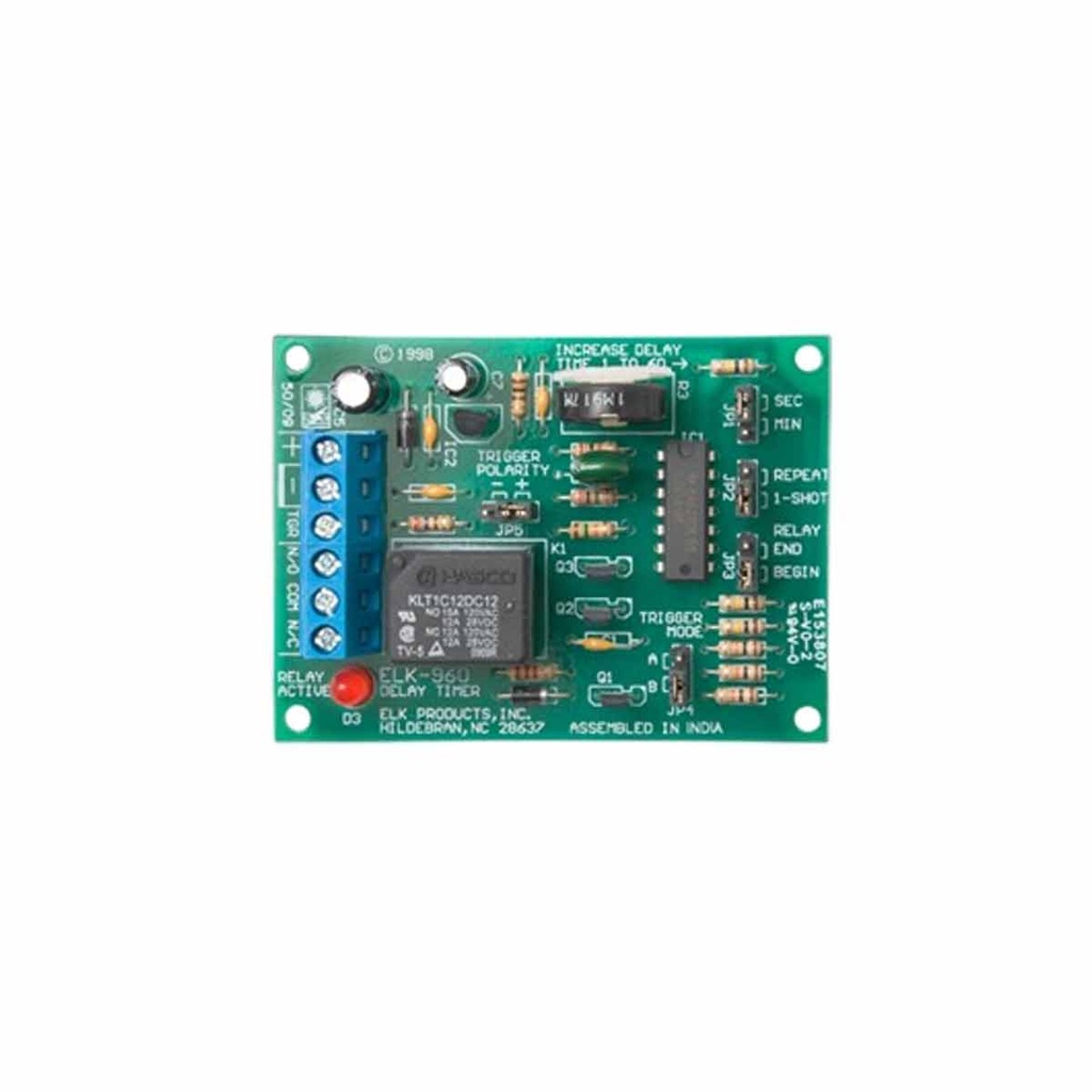 ELK960 Relevador con Temporizador / 3-60 Seg o 3-60 Min