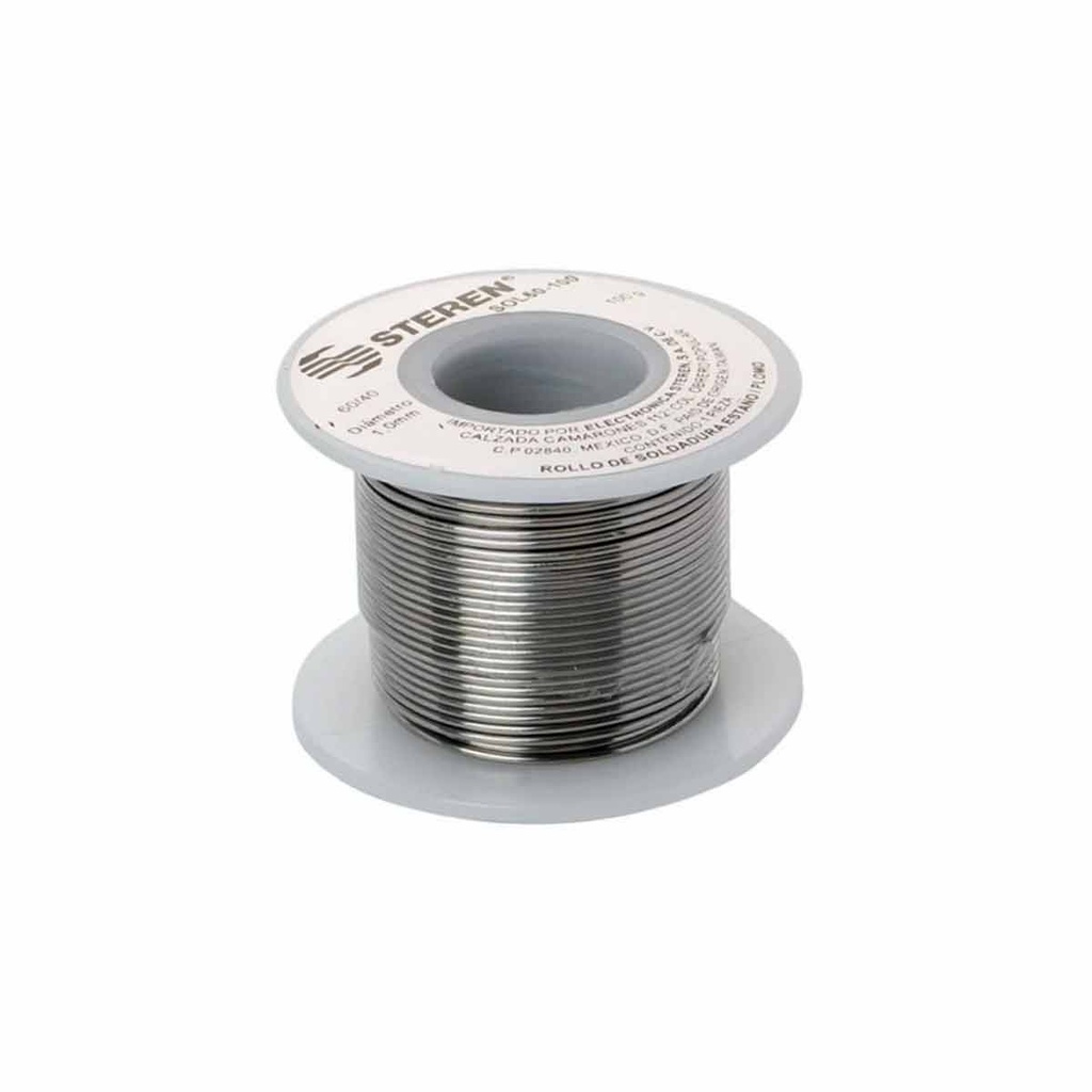 STEREN SOL60-100 ROLLO DE 100 GRAMOS DE SOLDADURA 