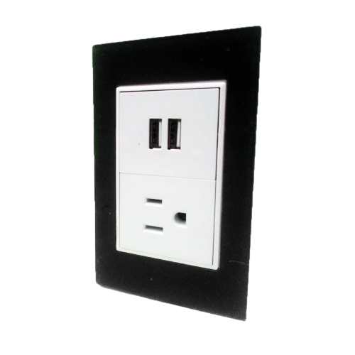 GOODWILL 71378 PLACA NEGRO 1CONT PTO USB (1013769)