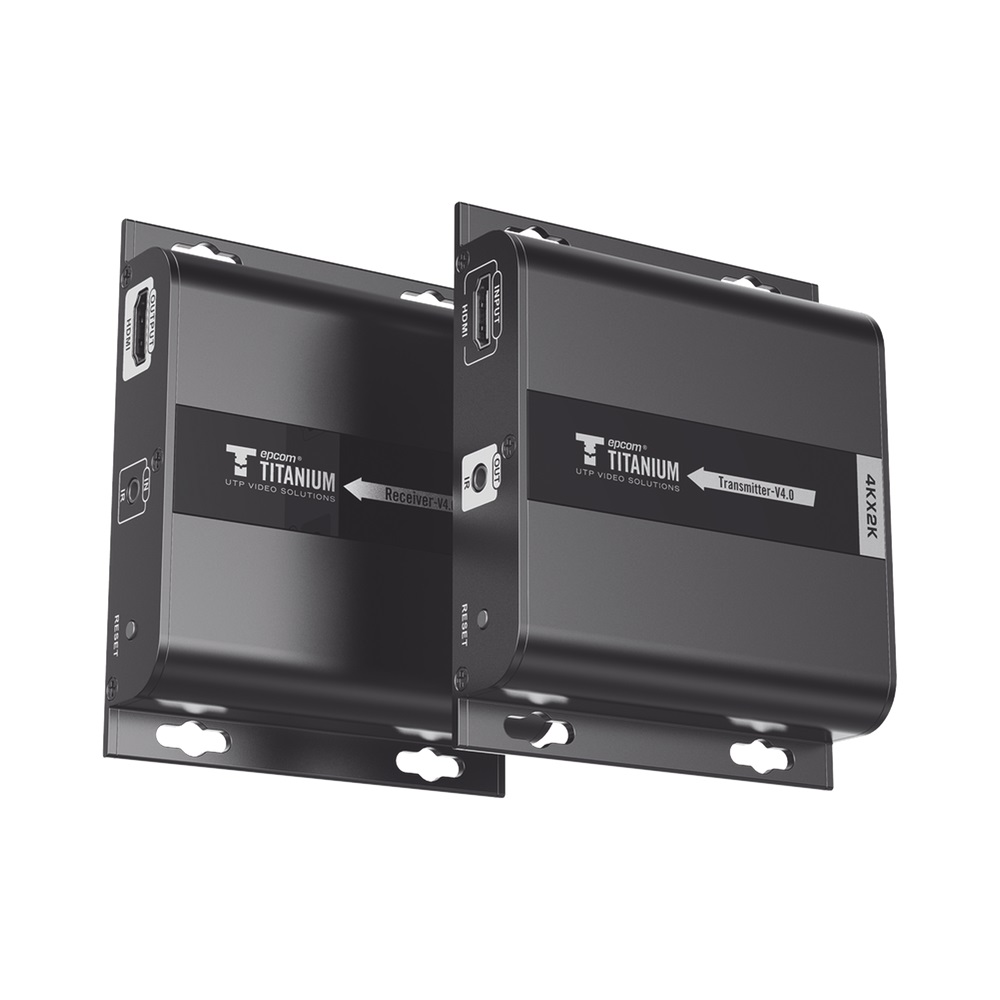 Kit Extensor HDMI para distancias de 120 metros / Resolución 4K @ 30Hz / Cat 6 (1030018)