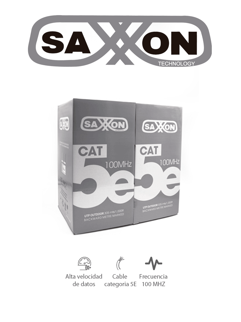SAXXON OUTPCAT5ECOPEXT - Cable UTP 100%