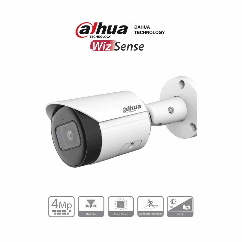 DAHUA IPC-HFW2441S-S - Camara IP Bullet de 4 Megapixeles