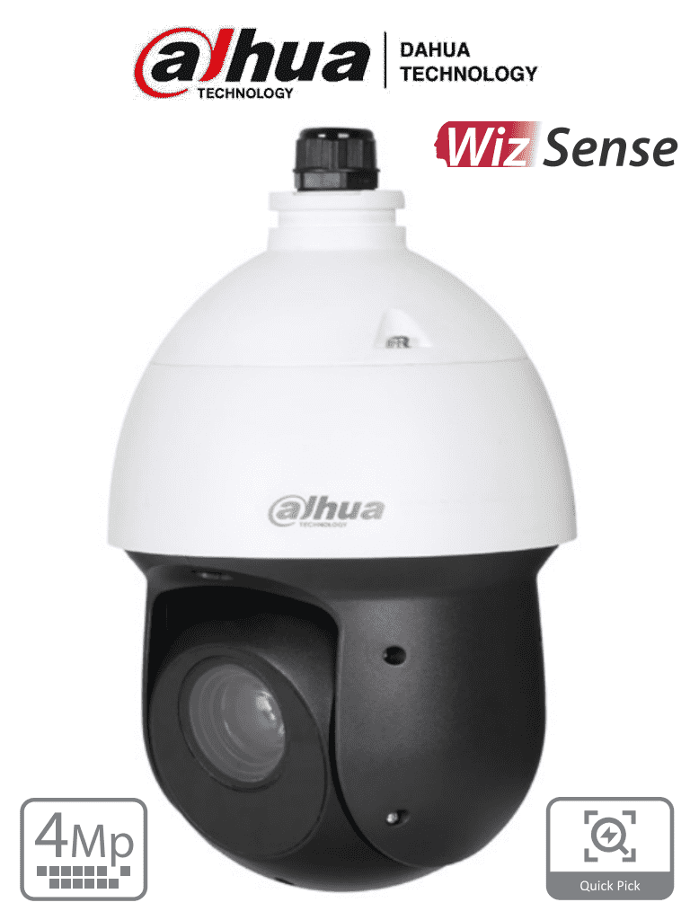 DAHUA SD49425GB-HNR - Cámara IP PTZ de 4 Megapíxeles/ WizSense (586230)