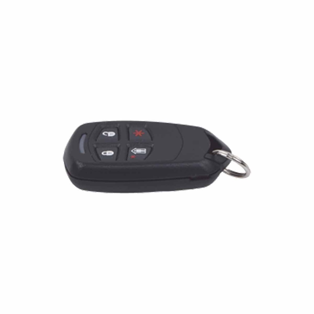 Control remoto tipo llavero de 4 botones con LED 