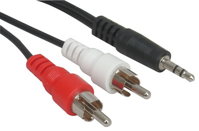 STEREN 255-045 PLUG 3.5 MM-2RCA M 