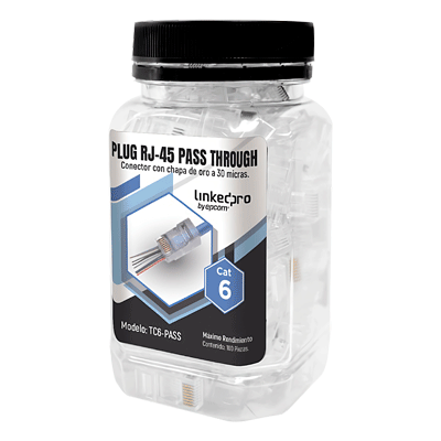 LINKEDPRO TC6PASS BOTE PLUG PASS THROUGH 