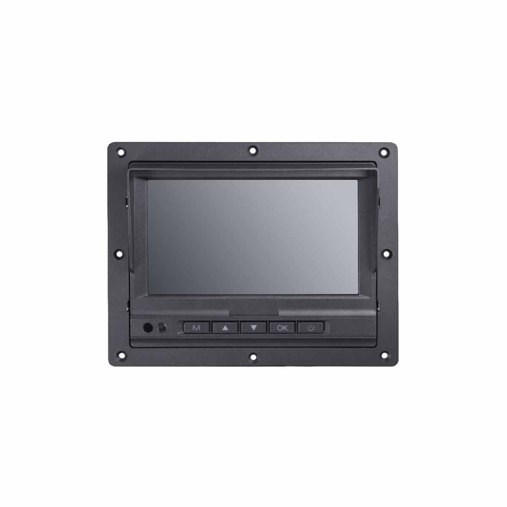 Monitor y Botones de 7" LCD / Compatible con DVR Móvil
