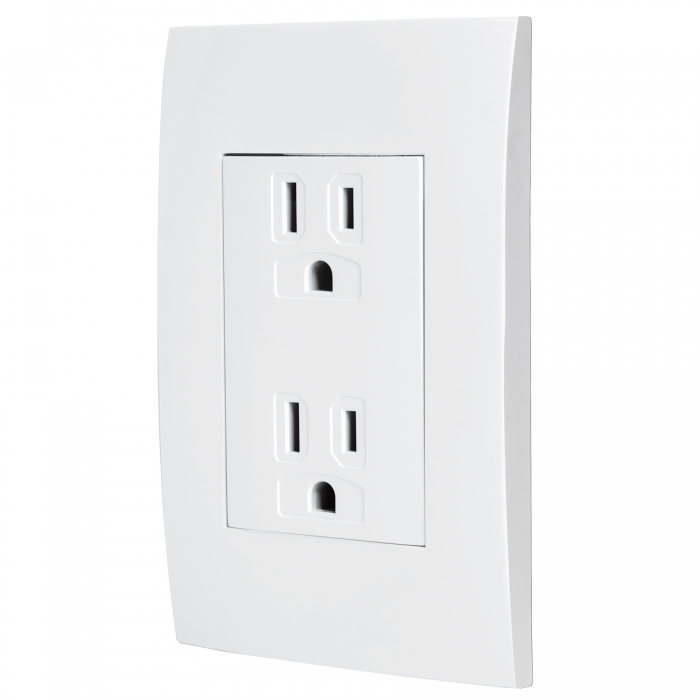 VOLTECK CODO-OB CONTACTO DUPLEX 2 POLOS