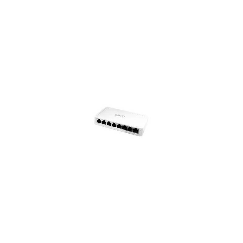 SWITCH GHIA 8 PUERTOS RJ45 10 100 1000 MBPS NO ADMINISTRABLE AUTO MDI MDIX 