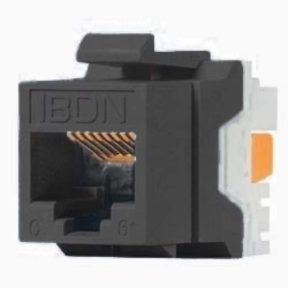 Conector Jack Belden RJ45 Cat6 T568A/B negro, AX101321