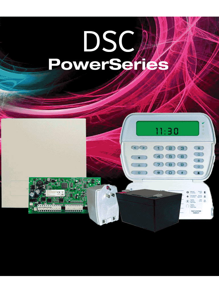 DSC POWER-ICON- Paquete Power con panel PC1832PCBSPA 