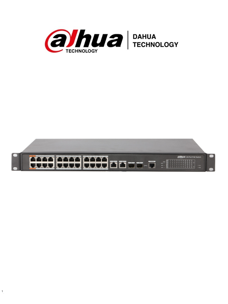 DAHUA DH-PFS4226-24ET-360 - Switch de 24 Puertos PoE
