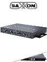 SAXXON LKV401MS- Switch de Video HDMI Multivista para 4 Entradas y 1 Salida/ Resolución 1080p@60Hz