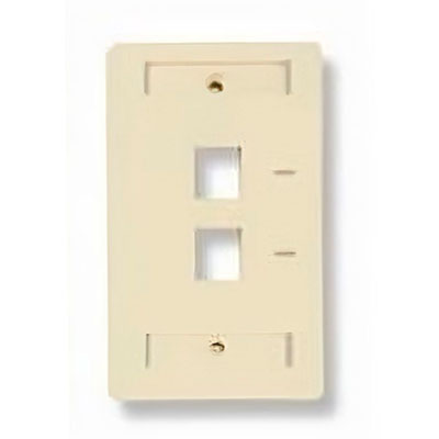 AMP NETCONNECT 557505-3 PLACA DE 2 CAV (1005393)