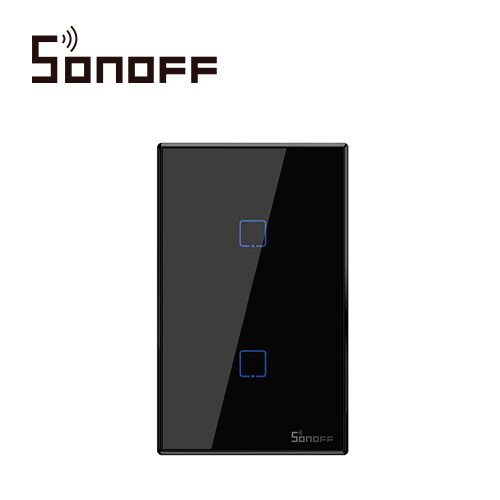 SONOFF T3US2C APAGADOR PARED TOUCH 2CH (1013725)